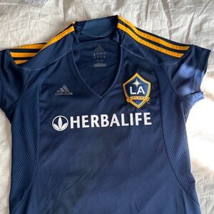 Adidas LA Galaxy Navy and Yellow Jersey